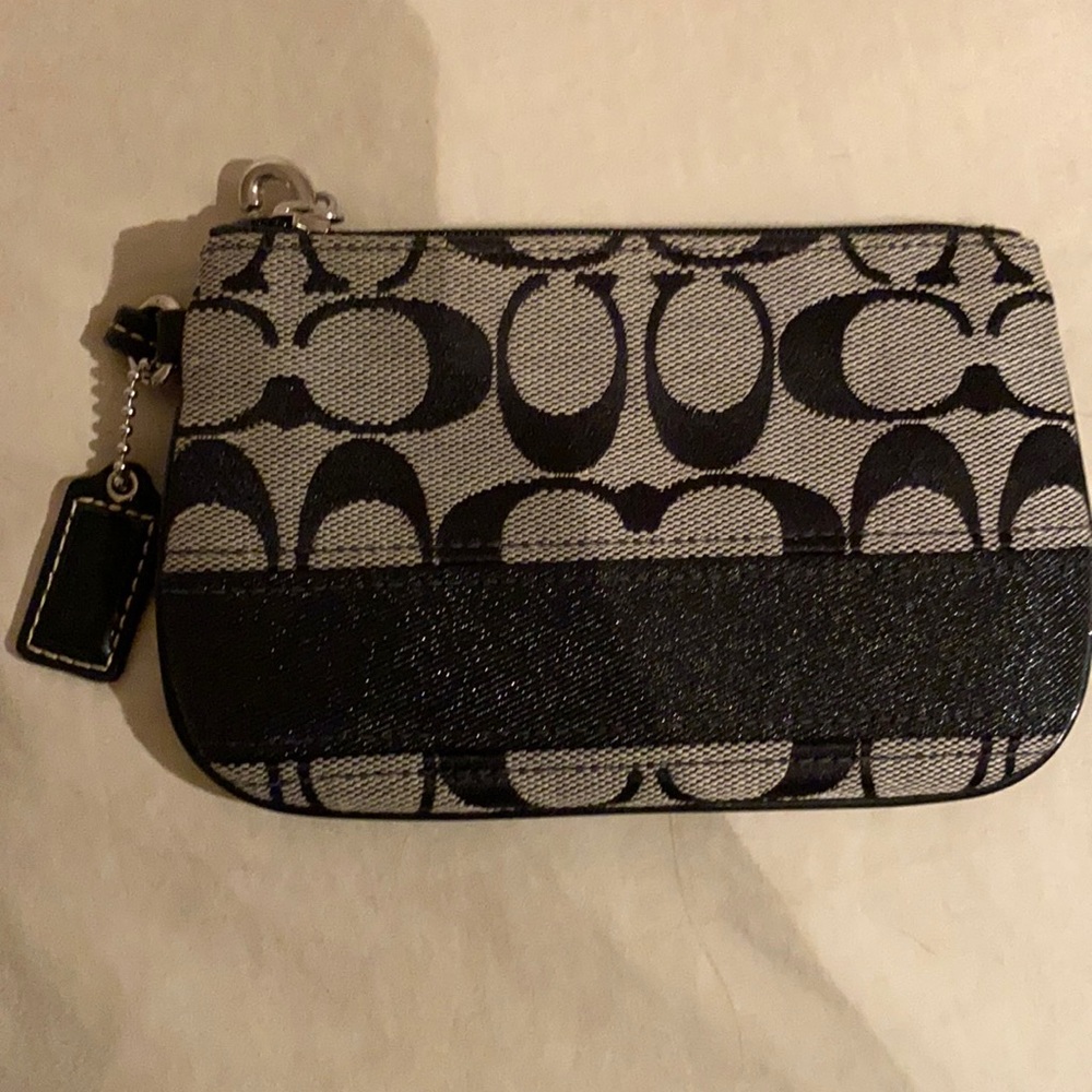 Coach zip pouch